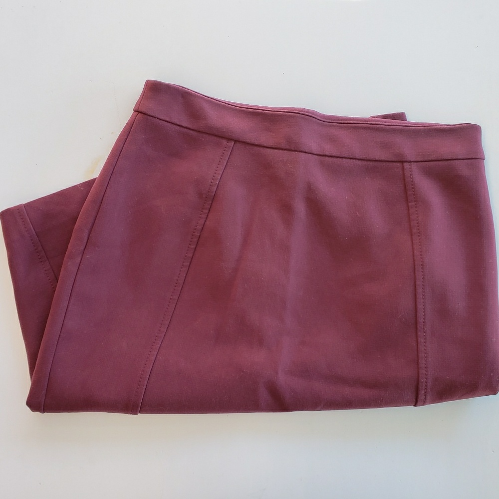 Halogen purple pencil skirt